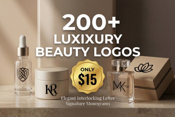 Crafting a Timeless Brand with Luxury Interlocking Letter Beauty Logos