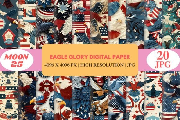 Eagle Glory Digital Paper: A Designer's Secret Weapon for Patriotic Projects