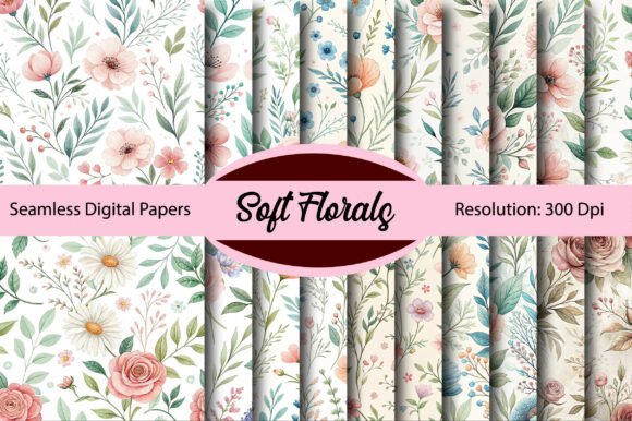 Soft Florals Seamless Digital Paper: The Designer's Secret Weapon